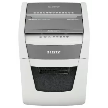 Paberipurustaja LEITZ IQ Autofeed Small Office50 P4 — mikro ristlõige 4x28 mm, 50-leheline automaatsööt, 22 cm sisend, 20 L korv