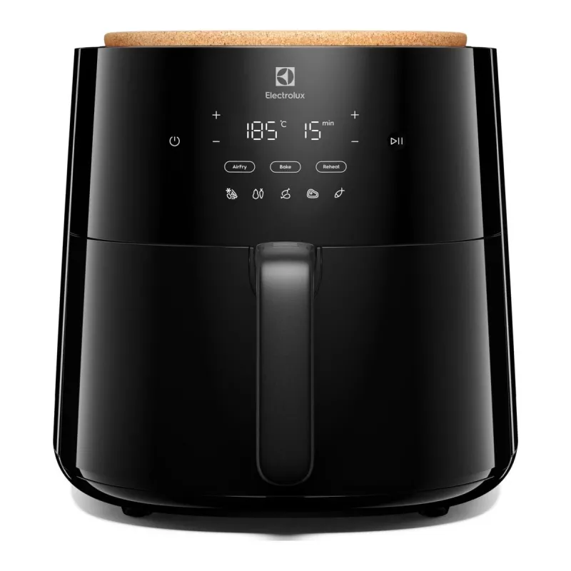 Kuumaõhufritüür Electrolux EAF7B – 6,8 L, 1800 W, puutjuhtimine, 8 programmi, maks 200°C, must