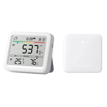 CO2 monitor Switchbot Meter Pro — CO2, temperatuuri ja niiskuse mõõtmine, LCD, patarei (AA), ABS korpus, 5 V, temperatuurivahemik -20–80°C