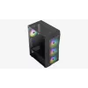 PC-korpus Aerocool Falcon ARGB Midi Tower Must