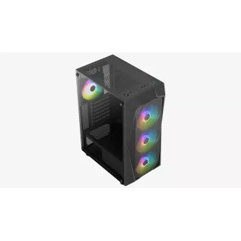 PC-korpus Aerocool Falcon ARGB Midi Tower Must