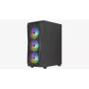 PC-korpus Aerocool Falcon ARGB Midi Tower Must