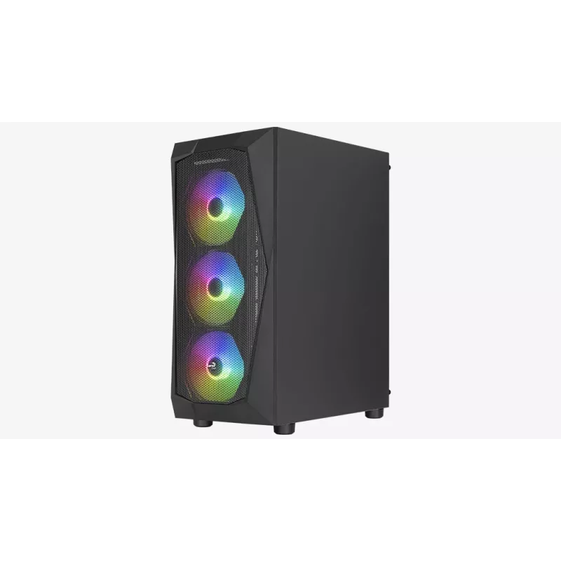 PC-korpus Aerocool Falcon ARGB Midi Tower Must