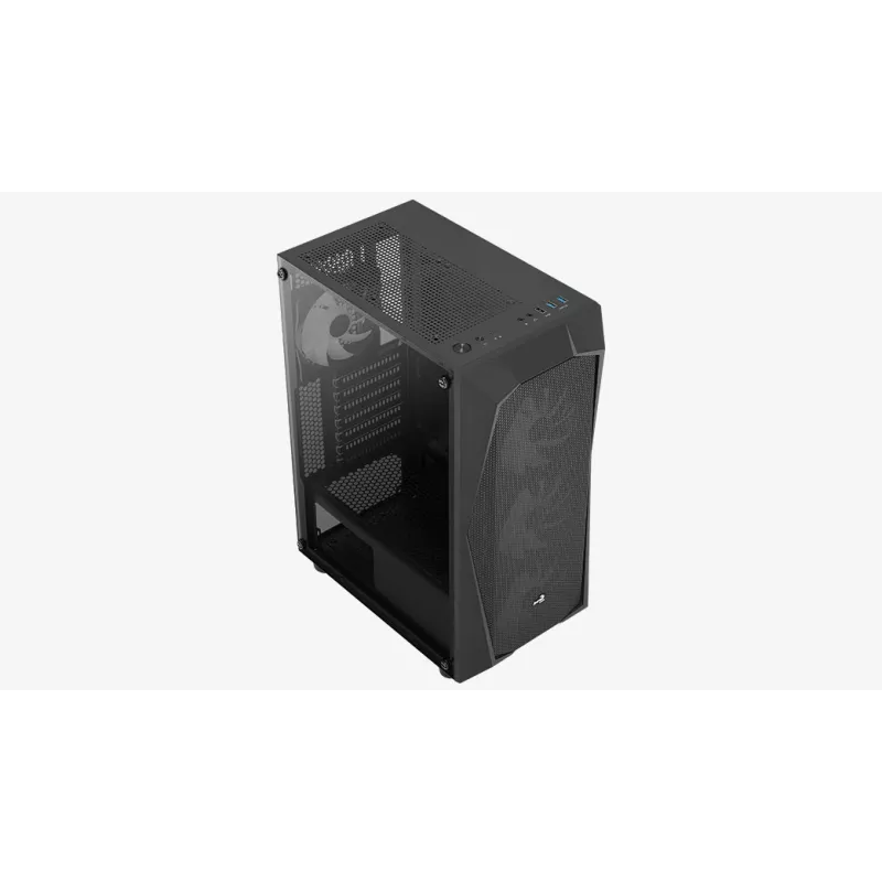 PC-korpus Aerocool Falcon ARGB Midi Tower Must