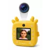 Laste digikaamera MEDIA-TECH SNAPI MT4108 — 8 MP interpoleeritud, 1280x720 LCD, 1000 mAh, USB-C, microSD pesa, kollane
