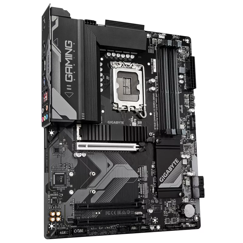 GIGABYTE B760 GAMING X DDR4 GEN5 emaplaat – toetab 14. põlvkonna Inteli Core protsessoreid, 8+1+1 faasi VRM, kuni 5333 MHz DDR4 (OC), 3x PCIe 4.0 M.2, 2.5GbE LAN, USB 3.2 Gen 2