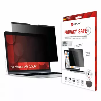 Displex PRIVACY SAFE magnetiline kahesuunaline privaatsusfilter MacBook Air 13,6‘‘ jaoks