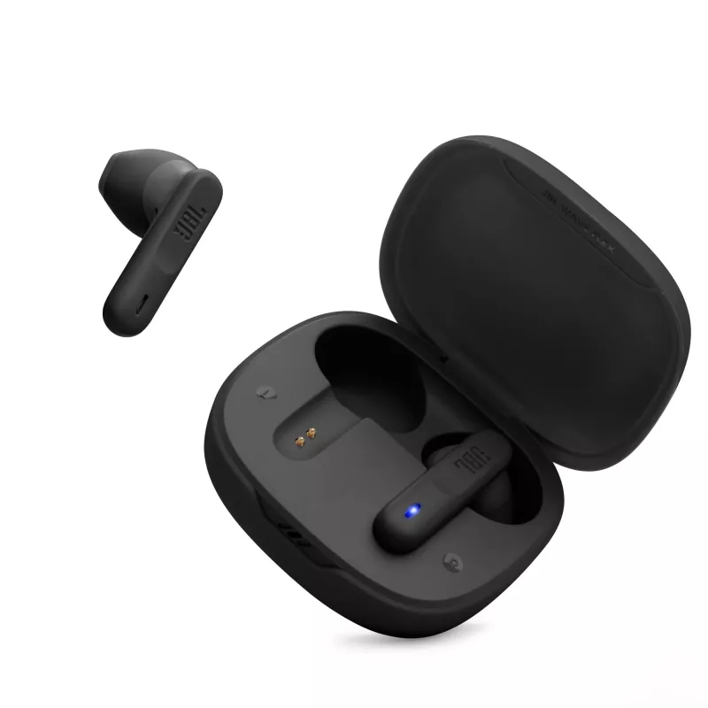 JBL Wave Flex kõrvaklapid, True Wireless Stereo (TWS), kõrvasisesed, kõned/muusika/sport/igapäevane kasutamine, Bluetooth, must