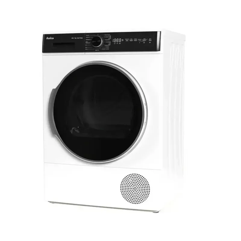 Pesukuivatusrest AMICA AD3S72LHB(E) 7 kg, eraldiseisev, eestlaetav, LED-ekraan, elektrooniline juhtimine, valge