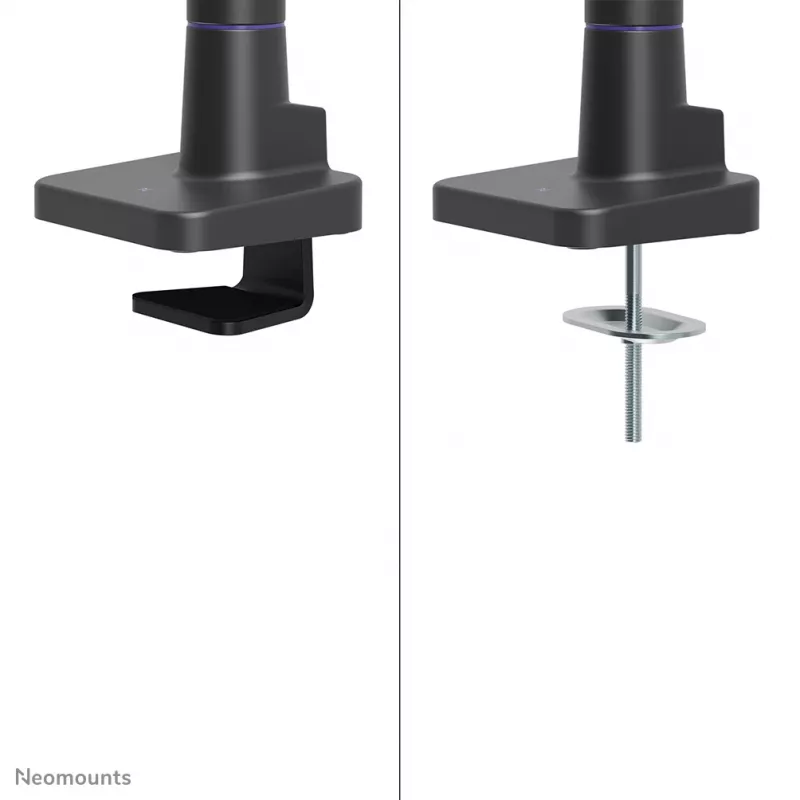 Neomounts DS70-256BL1 mängurimonitori kinnitusvars 24–57-tollistele ekraanidele, gaasivedru, Topfix, 30 kg kandevõime, VESA 75–200 mm