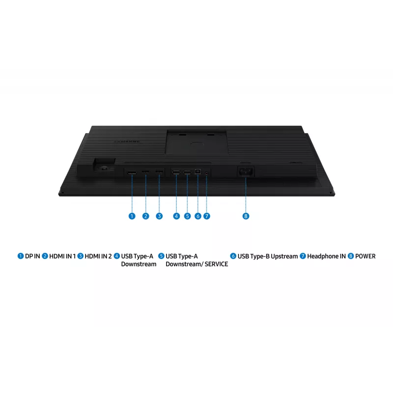 Monitor Samsung S40GD 22 tolli (55,9 cm) Full HD 1920x1080 LCD 5 ms 178° USB 2.0 VESA kõrguse reguleerimisega Must