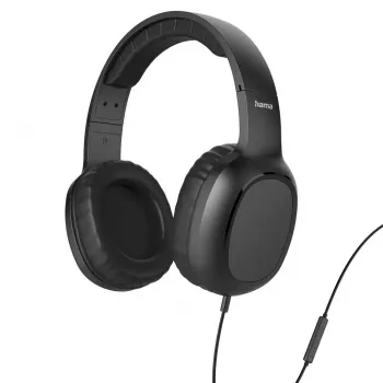 Hama 00221814 kõrvaklapid/peakomplekt Juhtmega ühendatav Peapael Kõned/Muusika USB USB-C Must