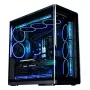 ZALMAN P60 Must arvutikorpus Midi Tower — ATX/Mini-ITX, karastatud klaas, 3×120 mm külje- + 2×120 mm tagaventilaatorid, 290×475×478 mm