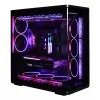 ZALMAN P60 Must arvutikorpus Midi Tower — ATX/Mini-ITX, karastatud klaas, 3×120 mm külje- + 2×120 mm tagaventilaatorid, 290×475×478 mm