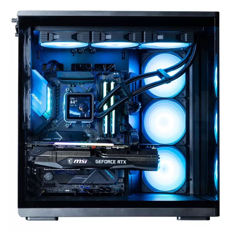 ZALMAN P60 Must arvutikorpus Midi Tower — ATX/Mini-ITX, karastatud klaas, 3×120 mm külje- + 2×120 mm tagaventilaatorid, 290×475×478 mm
