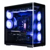 ZALMAN P60 Must arvutikorpus Midi Tower — ATX/Mini-ITX, karastatud klaas, 3×120 mm külje- + 2×120 mm tagaventilaatorid, 290×475×478 mm