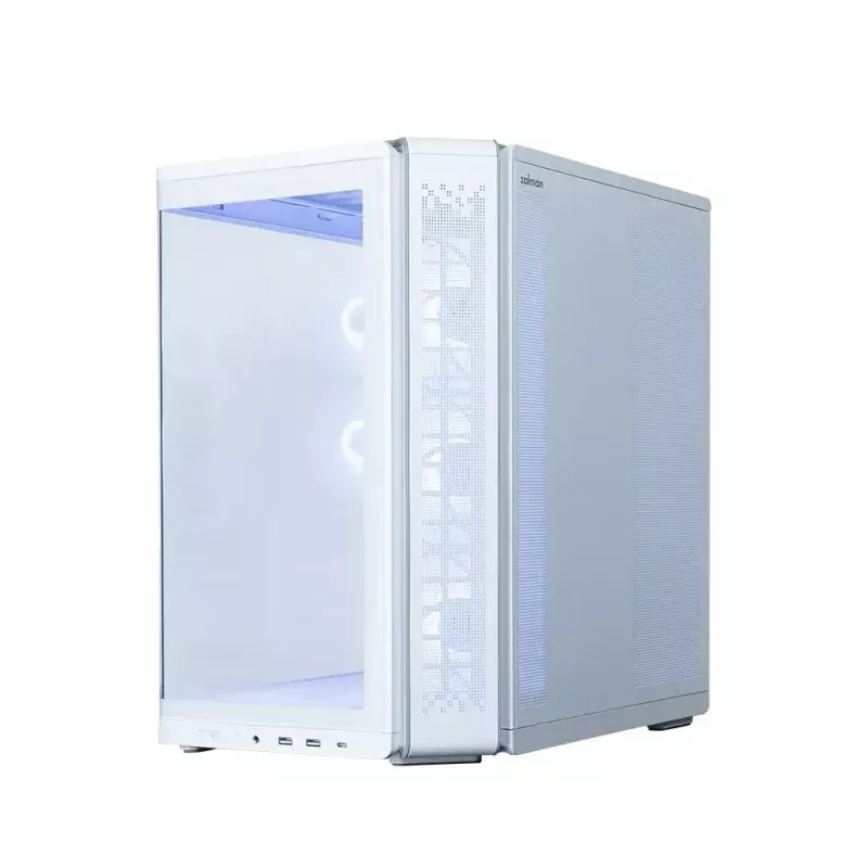 PC korpus ZALMAN P60 Mid-Tower 5 ARGB-ventilaatoriga, valge