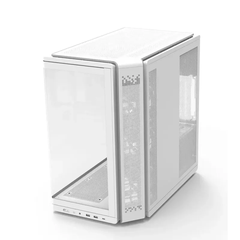 PC korpus ZALMAN P60 Mid-Tower 5 ARGB-ventilaatoriga, valge