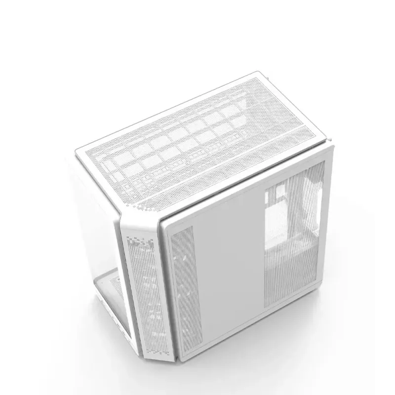 PC korpus ZALMAN P60 Mid-Tower 5 ARGB-ventilaatoriga, valge