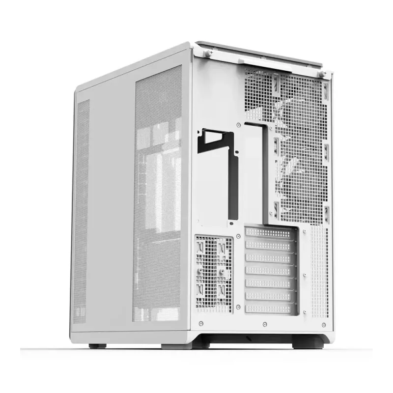 PC korpus ZALMAN P60 Mid-Tower 5 ARGB-ventilaatoriga, valge