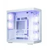 PC korpus ZALMAN P60 Mid-Tower 5 ARGB-ventilaatoriga, valge