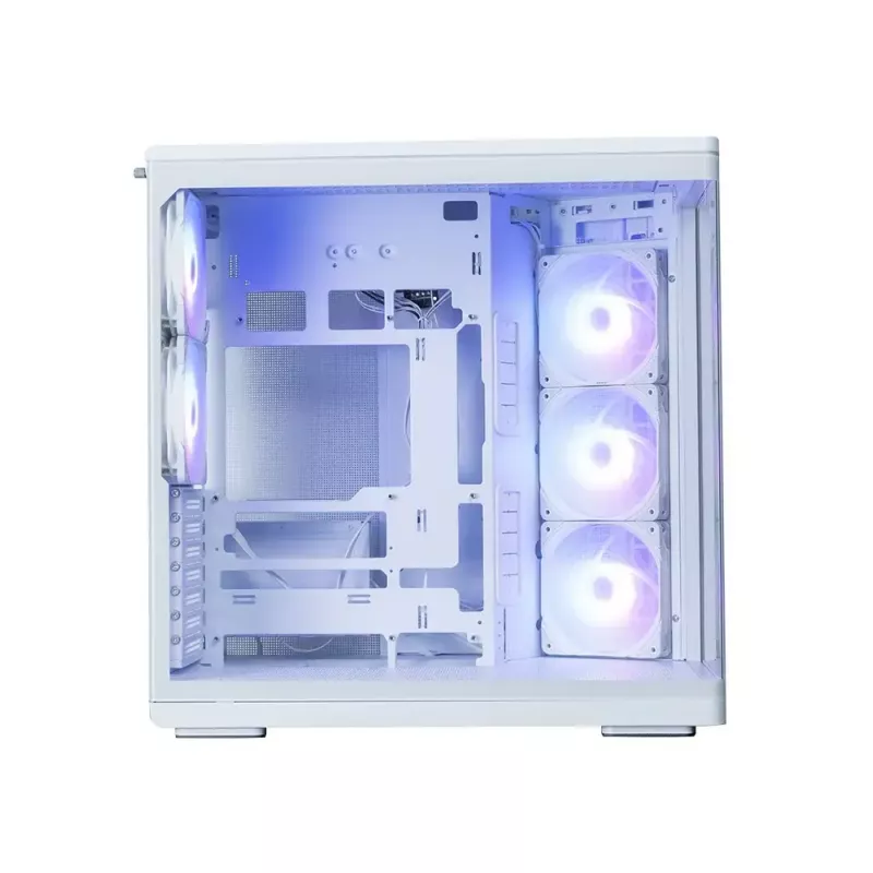 PC korpus ZALMAN P60 Mid-Tower 5 ARGB-ventilaatoriga, valge