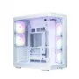 PC korpus ZALMAN P60 Mid-Tower 5 ARGB-ventilaatoriga, valge