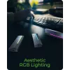 ICY BOX M.2 SATA/NVMe SSD korpus koos USB 3.2 Gen 2 USB-C ja RGB valgustusega