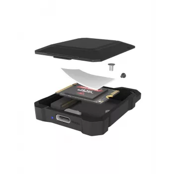 M.2 NVMe SSD korpus icybox IB-1601MP-CU31 USB 3.2 Gen 2 USB-C 10 Gbps