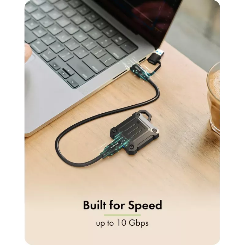 M.2 NVMe SSD korpus icybox IB-1601MP-CU31 USB 3.2 Gen 2 USB-C 10 Gbps