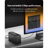 ICY BOX IB-RD3720-CU3 HDD/SSD korpus Must 2,5/3,5 tolli