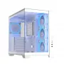 PC-korpus ASUS A32 PLUS/WT/TG/ARGB Mid Tower, valge, ATX, karastatud klaas, ARGB, USB-C, toetab kuni 420 mm GPU-d