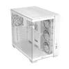 PC-korpus ASUS A32 PLUS/WT/TG/ARGB Mid Tower, valge, ATX, karastatud klaas, ARGB, USB-C, toetab kuni 420 mm GPU-d