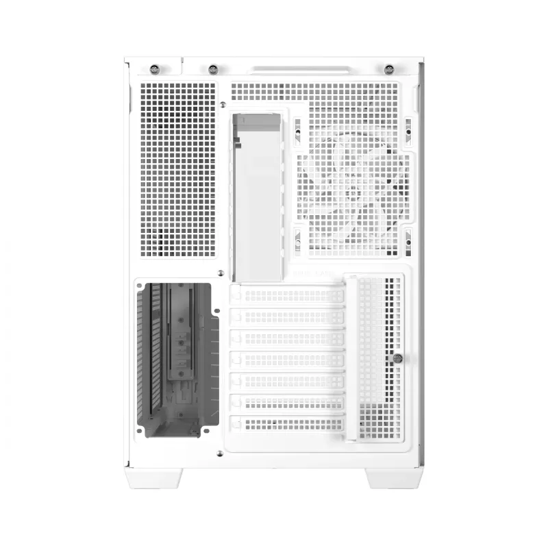 PC-korpus ASUS A32 PLUS/WT/TG/ARGB Mid Tower, valge, ATX, karastatud klaas, ARGB, USB-C, toetab kuni 420 mm GPU-d