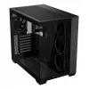 PC korpus ASUS A32 PLUS ATX, must — karastatud klaas, RGB ventilaatorid, USB-C, toetab ATX/Micro-ATX/Mini-ITX