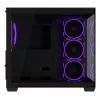 PC korpus ASUS A32 PLUS ATX, must — karastatud klaas, RGB ventilaatorid, USB-C, toetab ATX/Micro-ATX/Mini-ITX