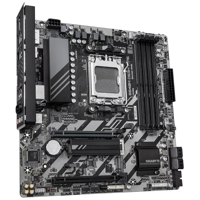 Emaplaat GIGABYTE B840M DS3H WIFI6, AMD B840, pesa AM5, Micro ATX