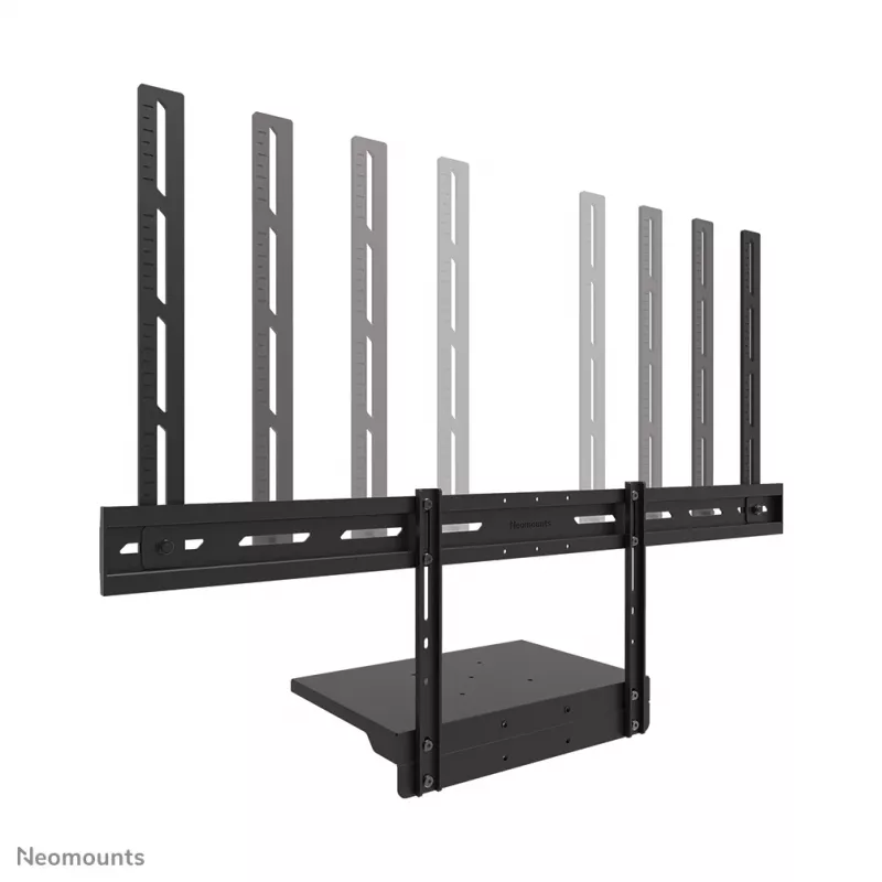 Neomounts sülearvuti riiulikomplekt AV45-500BL 43–110-tolliste ekraanide jaoks, VESA kuni 600x400, max 2,5 kg, 900×242×640 mm