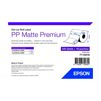 Epson 7113410 printerisilt Valge isekleepuv printerisilt