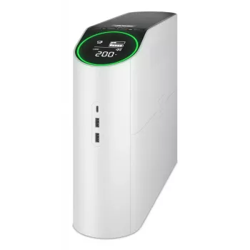 APC Back-UPS Pro, 2200VA/1320W, torn, 230V, 4x Schuko ja 2x IEC C13 pistikupesa, RGB tuled, puhas siinuslaine, Arctic (valge)