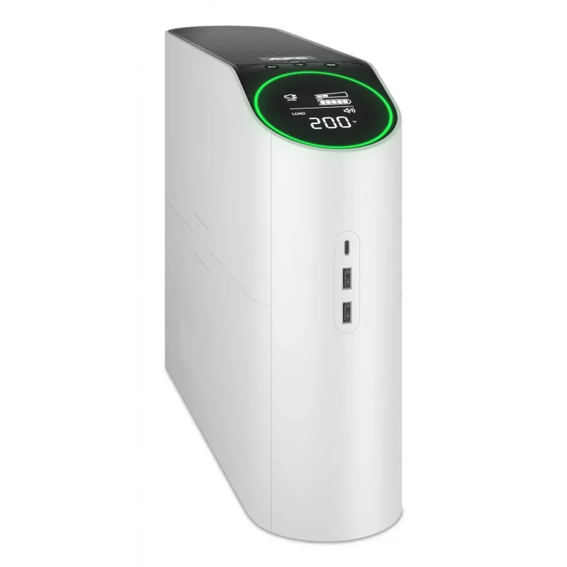 APC Back-UPS Pro, 2200VA/1320W, torn, 230V, 4x Schuko ja 2x IEC C13 pistikupesa, RGB tuled, puhas siinuslaine, Arctic (valge)