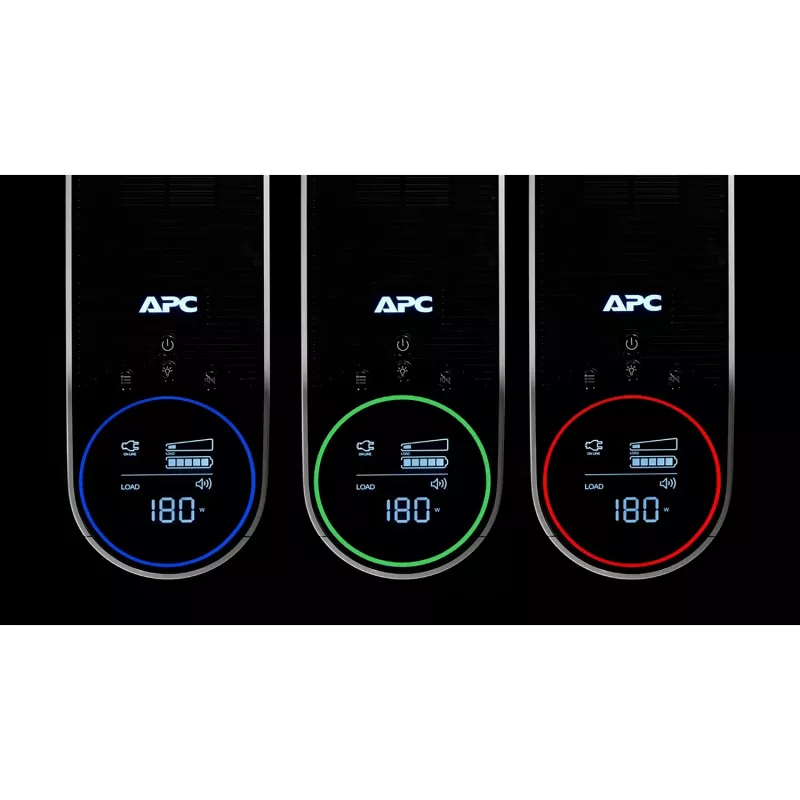 APC Back-UPS Pro, 2200VA/1320W, torn, 230V, 4x Schuko ja 2x IEC C13 pistikupesa, RGB tuled, puhas siinuslaine, Arctic (valge)