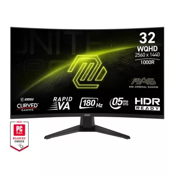 MSI MAG 325CQF arvutimonitor 80 cm (31,5 tolli) 2560 x 1440 pikslit Wide Quad HD must