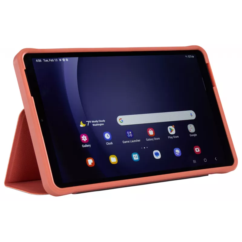 Case Logic SnapView CSGE2196 Sienna Red, kate, Samsung, Galaxy Tab A9 8.7 tolli, 22,1 cm (8.7 tolli), 200 g