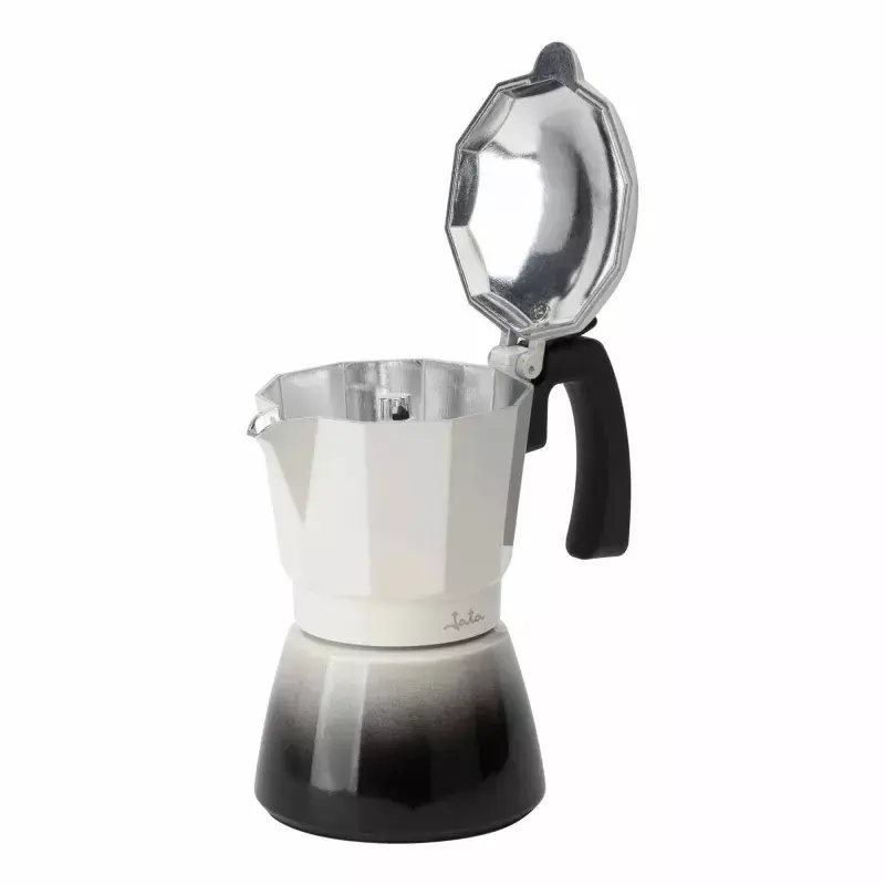 Moka pot Jata HCAF2412 0.7 L must valge 108 mm laius 1 tk