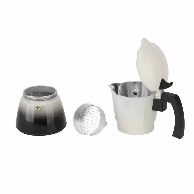 Moka pot Jata HCAF2412 0.7 L must valge 108 mm laius 1 tk