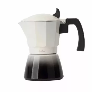 Moka pot Jata HCAF2412 0.7 L must valge 108 mm laius 1 tk