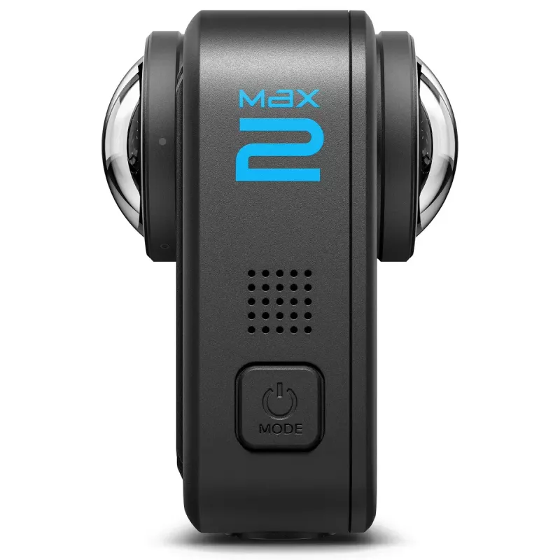Action Camera GoPro MAX 2 – 29,5 MP, 8K Ultra HD video 100 kaadrit sekundis, GPS, Wi‑Fi, sisseehitatud LCD-ekraan