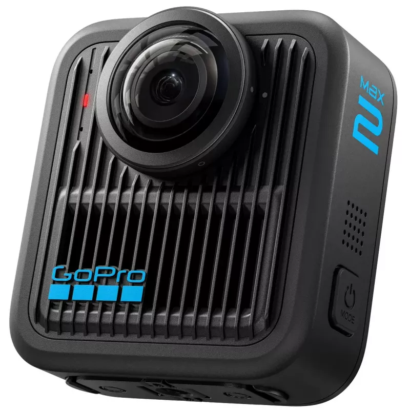 Action Camera GoPro MAX 2 – 29,5 MP, 8K Ultra HD video 100 kaadrit sekundis, GPS, Wi‑Fi, sisseehitatud LCD-ekraan