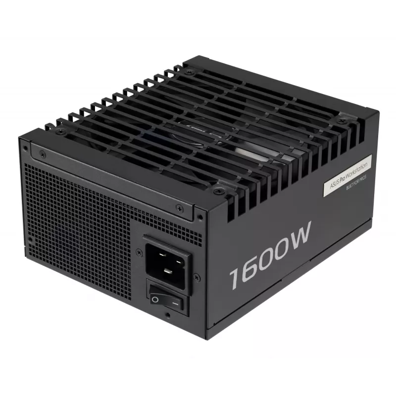 ASUS Pro WS 1600W Platinum toiteplokk 20+4 pin ATX ATX Must